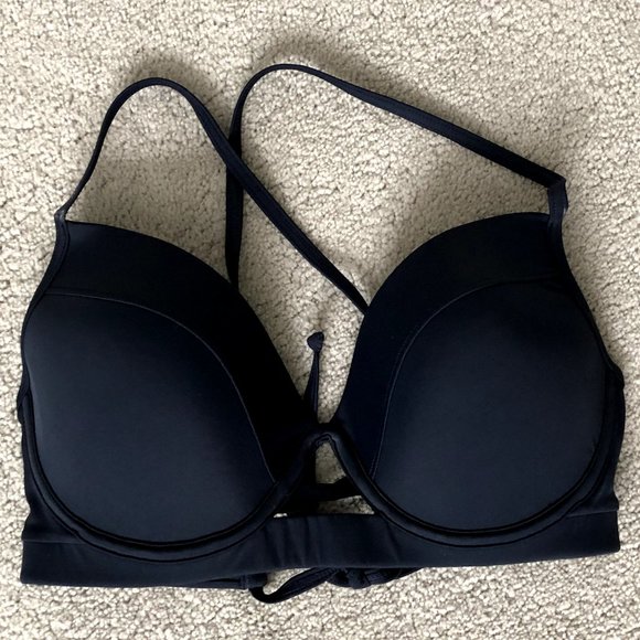 Navy Bikini Top Size L - Picture 1 of 2